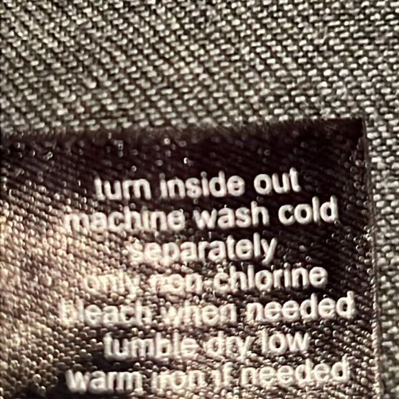 Lane Bryant Jeans Jacket Blackβwithh raw edges 16 - Picture 9 of 10